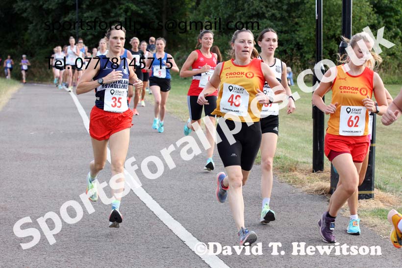 Womens 2022 Sunderland 5k Road Races, Silksworth, Sunderland, Thursday, july 21st, Photo: David T. Hewitson/Sports for All Pics
